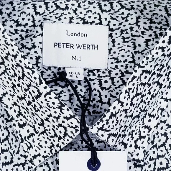 Peter Werth London N 1 Small Button Down Logo Tag - Picture 4 of 10